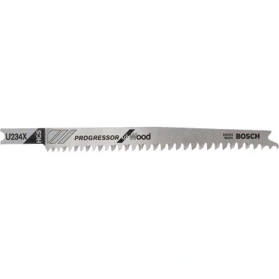 Afbeelding van Bosch Accessories 2608633525 Decoupeerzaagblad U 234 X, Progressor for Wood 3 stuk(s)