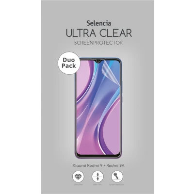 Afbeelding van Selencia Screenprotector Geschikt voor Xiaomi Redmi 9A Duo Pack Ultra Clear smartphone