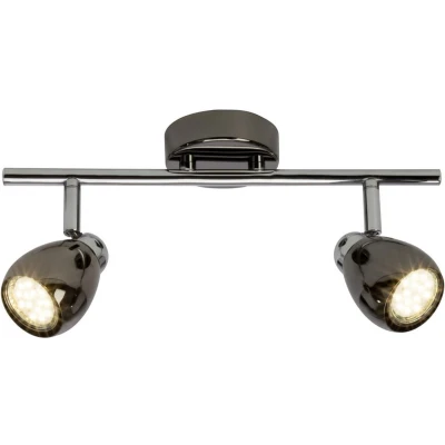 Afbeelding van Brilliant Milano G21713/76 Plafondspot LED GU10 6 W Chroom, Zwart
