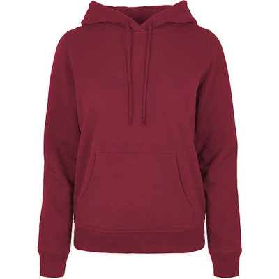 Afbeelding van Ladies Basic Hoodie met capuchon Burgundy XS