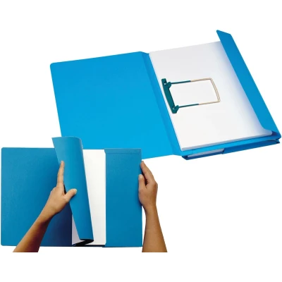 Afbeelding van Combimap Secolor folio 1 klep 270gr blauw