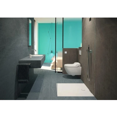 Afbeelding van Geberit Aquaclean Tuma Comfort douche wc compleet afwerking wit met