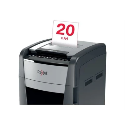 Afbeelding van Papiervernietiger Rexel Optimum Auto+ 750X P4 snippers 4x30mm
