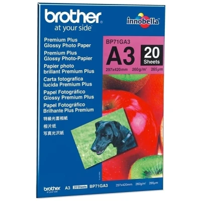 Image de Brother Papier Glacé A3 (bp71ga3)