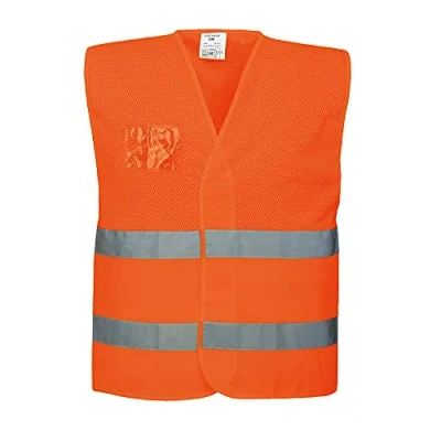 Afbeelding van Hi Vis Half Meshvest maat 4X/5X, Orange