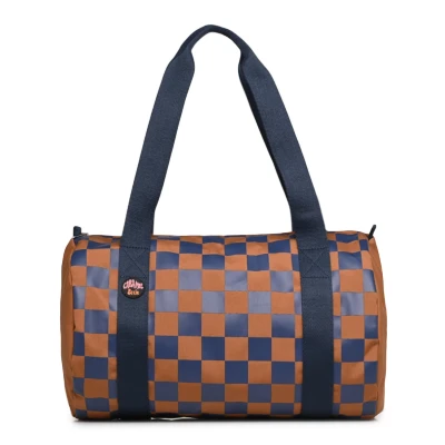 Afbeelding van Caramel &amp; Cie Weekendtas/Duffelbag Square Ochre/Navy