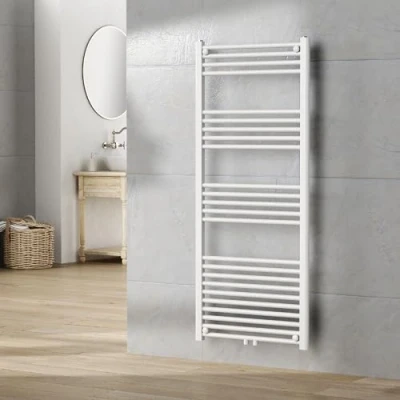 Afbeelding van Handdoekradiator Voss 140x60x3 cm wit