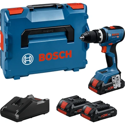 Afbeelding van BOSCH GSB 18V 65 accu klopboorschroefmachine in L BOXX 136 (3x 4,0Ah ProCORE + lader) 06019N3308