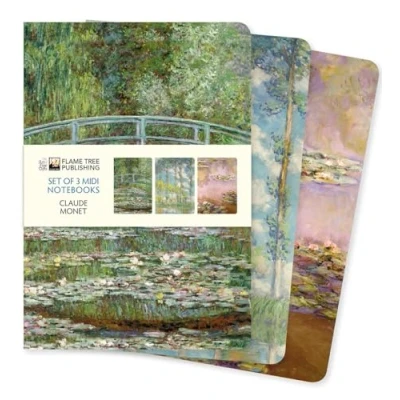Afbeelding van Midi Notebook Collections Claude Monet Set of 3 Notebooks