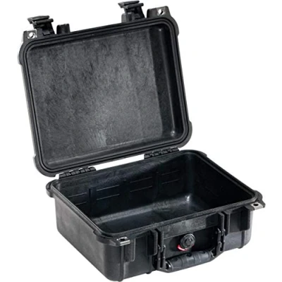 Afbeelding van PELI 1400 stuks cameratoffer, lenzen, drones, gevoelige elektronische apparatuur, IP67, waterdicht en stofdicht, volume 9 l, zwart