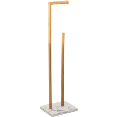 Afbeelding van 5Five Léa Toiletrolhouder met reservehouder 22x18x78cm Wit