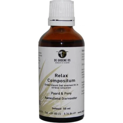 Afbeelding van Groene Os Relax Compositum Paard &amp; Pony 50ml