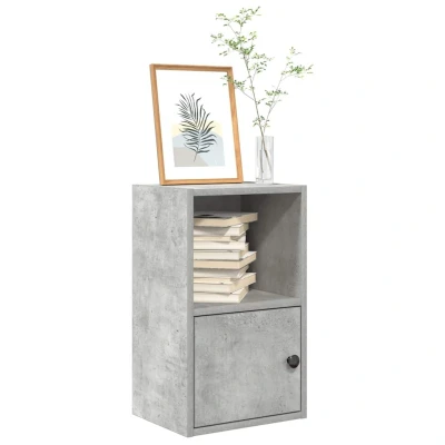 Afbeelding van vidaXL Boekenkast 31x24x52 cm bewerkt hout betongrijs