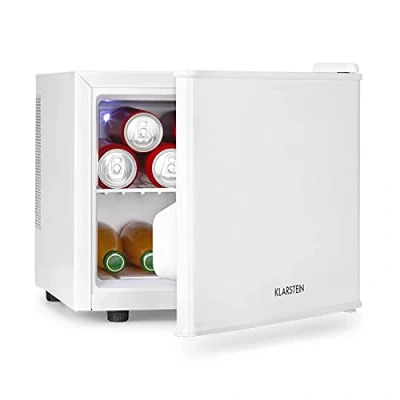 Afbeelding van Klarstein Geheimversteck Mini koelkast Barmodel 2 Niveaus 17 Liter 26 dB Thermo elektrisch Wit