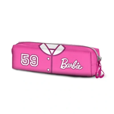 Afbeelding van Mattel Barbie Rechthoekige Pennen Etui Roze Pennenzak 22 x 9 8 CM