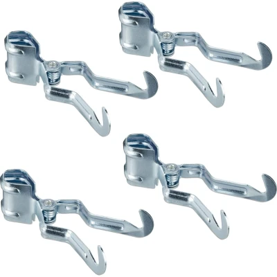 Afbeelding van Relaxdays klemkleerhaak tent set van 4 klemhaak voor tentstok tot Ø 25 mm handdoek of kleding