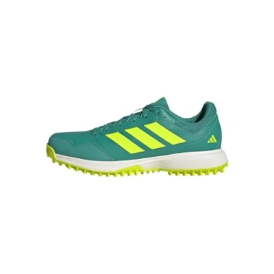 Afbeelding van adidas Hockeystar Green 12.5 Uniseks schoenen, groenblauw/Lucid Lemon/Off White, UK, Pure Teal Lucid Lemon Off 48 EU, White