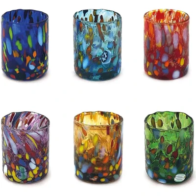 Afbeelding van Mazzega Art &amp; Design Shotglazen set mix 6 classic