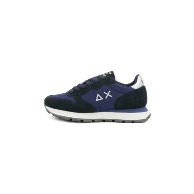 Afbeelding van Sun68 Ally Solid Nylon Sneakers Dames Blauw Maat 41