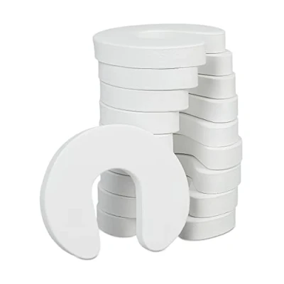 Afbeelding van relaxdays deurstopper foam set van 10 stuks vingerbescherming baby klembescherming