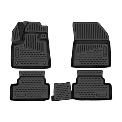 Afbeelding van Element Hoogwaardige 3D rubberen vloermatten geschikt voor Peugeot 3008, 2016 &gt;, 4 stuks.