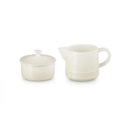 Afbeelding van Le Creuset melk en suikerset meringue 2 delig