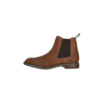 Afbeelding van Clarks Jaxen Easy Chelsea herenlaarzen, Cola Zweden