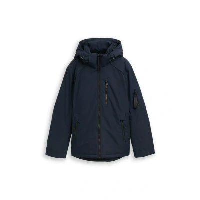 Afbeelding van TOM Tailor MIT Abnehmbarer Kapuze Winterjas, Heren, Maat: XXL, Sky captain blue