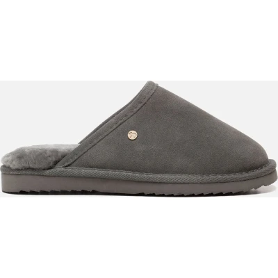 Afbeelding van Warmbat Australia Pantoffels, Heren, Maat: 42, Grijs Leer