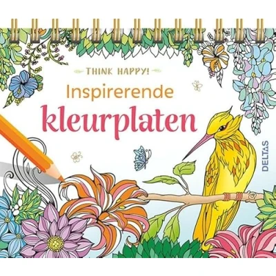Afbeelding van Think happy! Inspirerende kleurplaten
