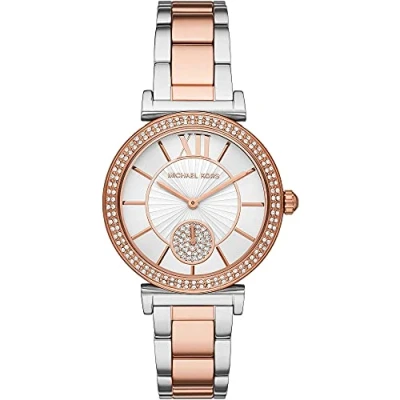 Afbeelding van Michael Kors Horloge silvercoloured/rosegoldcoloured, Dames, Maat: One Size, Silver coloured/rosegold coloured