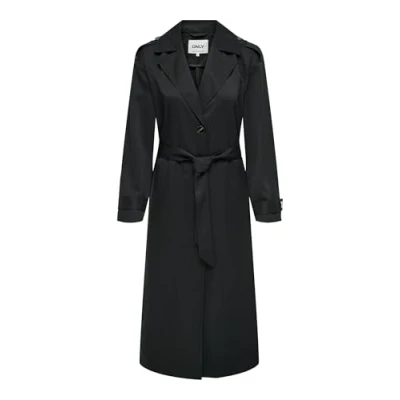 Afbeelding van ONLY Onlline X LONG Trenchcoat, Dames, Maat: XS, Black
