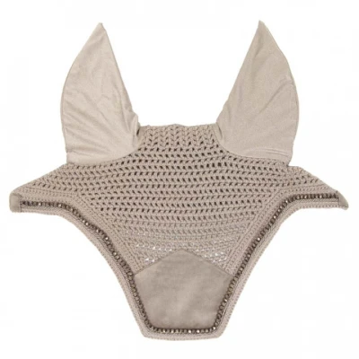 Afbeelding van Kentucky Oornetje Wellington Velvet Pearls Beige Full