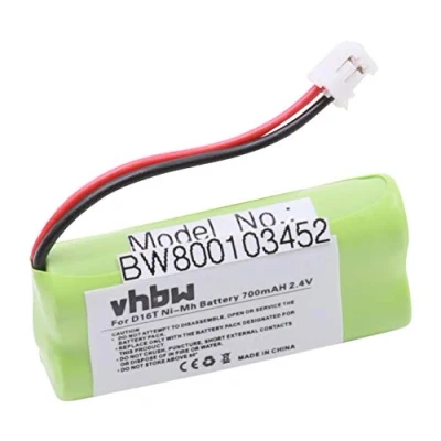 Image de Batterie NI MH 700mAh 2.4V pour SAGEM D16T, D16T Duo, Duo 2, D18T, D21T remplace le modèle 2SN AAA55H S JP1