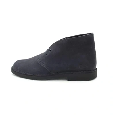 Afbeelding van Clarks Desert BT EVO Veterboots, Heren, Maat: 44.5, Blue Veloursleer