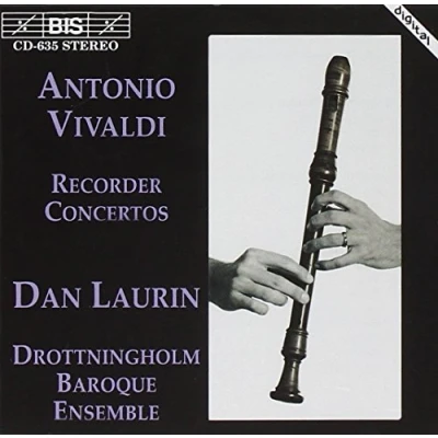 Afbeelding van Dan Laurin, Drottningholm Baroque Ensemble Vivaldi: Recorder Concertos In C Minor (CD)
