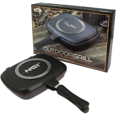 Afbeelding van NGT Double Grill Pan Camping bestek
