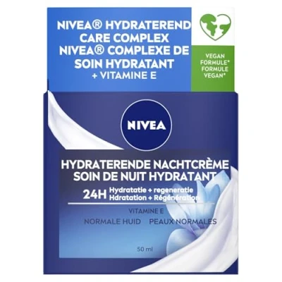 Afbeelding van 1+1 gratis: Nivea Essentials Hydraterende Nachtcreme 50 ml