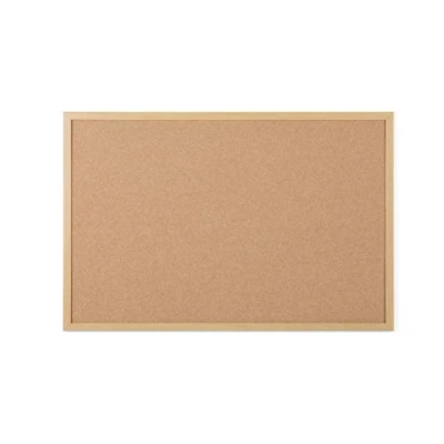 Afbeelding van Bi Office Earth Executive poster van kurk, met frame MDF, eiken, 60 x 45 cm