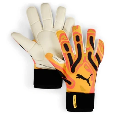 Afbeelding van PUMA ultra ultimate hybride 11 041858 keepershandschoenen voor volwassenen, uniseks, Sunset Glow Sun Stream zwart