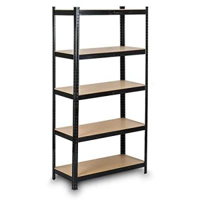Afbeelding van Metalen opbergrek 180 x 90 40 cm Humberg HR 813 zwart
