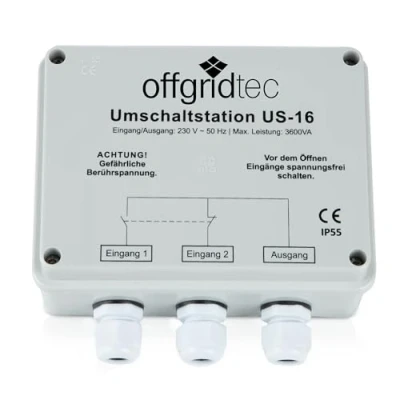Image de Offgridtec® Station de commutation pour priorité secteur UPS, fonctionnement US 16, 230 V, 16 A, 3600 W