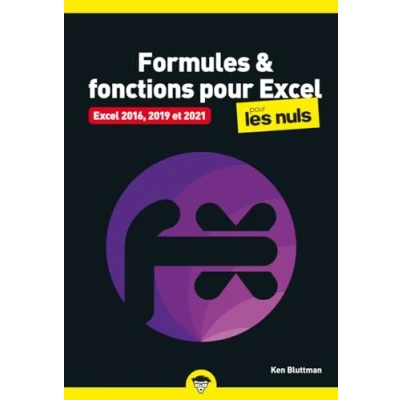 Afbeelding van FORMULES ET FONCTIONS POUR EXCEL 2013 A 2021