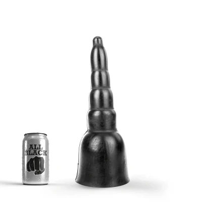 Afbeelding van Grote zwarte dildo in piramide stijl