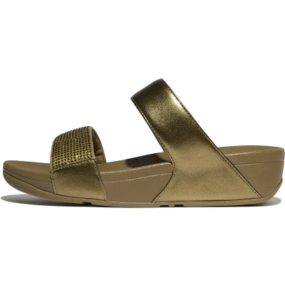 Afbeelding van FitFlop Lulu Slide Hotfix GROEN Maat 39