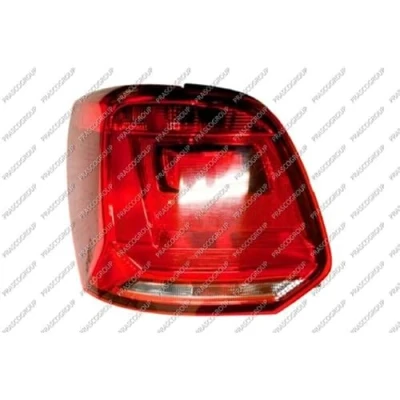 Afbeelding van PRASCO VG0244164 Achterlicht Links wit/rood, zwart Zonder lamphouder VOLKSWAGEN: Polo V Hatchback