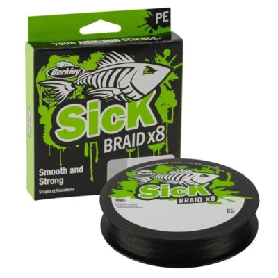 Afbeelding van Berkley Sick Braid Black Gevlochten lijn 0.29mm (26.4kg) (300m)