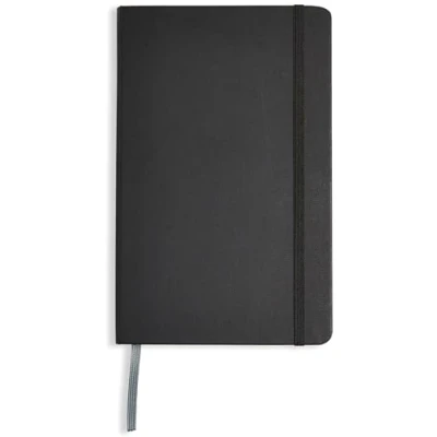Afbeelding van Amazon Basics Klassiek notitieboek, gelinieerd, 240 pagina&#039;s, zwart, harde kaft, 12,7 x 20,9 cm