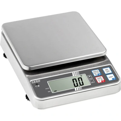 Afbeelding van Kern FOB 3K1 Brievenweegschaal Weegbereik (max.) 3 kg Resolutie 1 g werkt op het lichtnet, een accu Zilver
