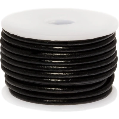 Afbeelding van DQ Leer Regular (2 mm) Black (5 Meter)